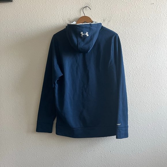 Under Armour Men's Storm Fleece Hoodie Navy Blue Jacket Sweatshirt Size S - Picture 7 of 9
